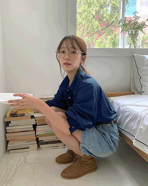 [기획상품/색감맛집] 루즈핏 코튼 기본 베이직 셔츠 남방 (5color)